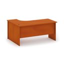 Ergonomischer Eckschreibtisch MIRELLI, 140x120 cm, rechts, Kirschbaum