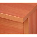 Ergonomischer Eckschreibtisch MIRELLI, 140x120 cm, rechts, weiß