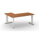 Ergonomischer Eckschreibtisch PRIMO FLEXIBLE, 180x140 cm, Kirschbaum Ergonomischer Eckschreibtisch PRIMO FLEXIBLE, 180x140 cm, Kirschbaum