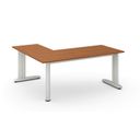 Ergonomischer Eckschreibtisch PRIMO FLEXIBLE, 180x160 cm, Kirschbaum