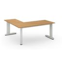 Ergonomischer Eckschreibtisch PRIMO FLEXIBLE, 180x180 cm, Buche Ergonomischer Eckschreibtisch PRIMO FLEXIBLE, 180x180 cm, Buche