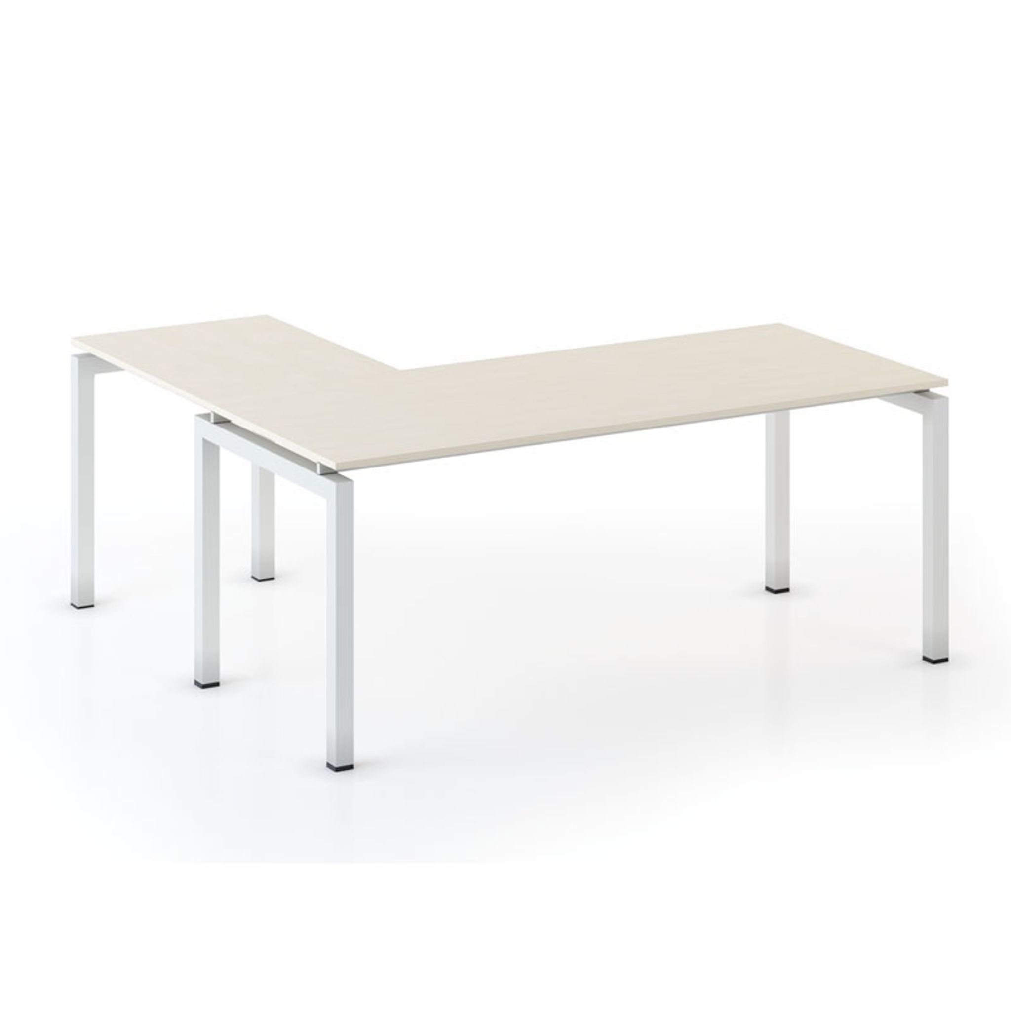 Ergonomischer Eckschreibtisch PRIMO SQUARE, 180x180 cm