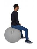 Ergonomischer Sitzball, grau