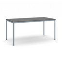 Esstisch, 1600 x 800 mm, Gestell dunkelgrau, Graphit