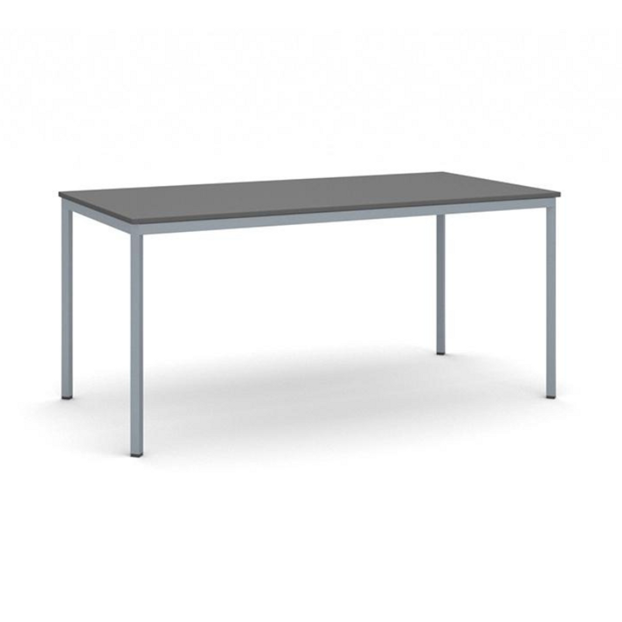 Esstisch, 1600 x 800 mm, Gestell dunkelgrau, Graphit