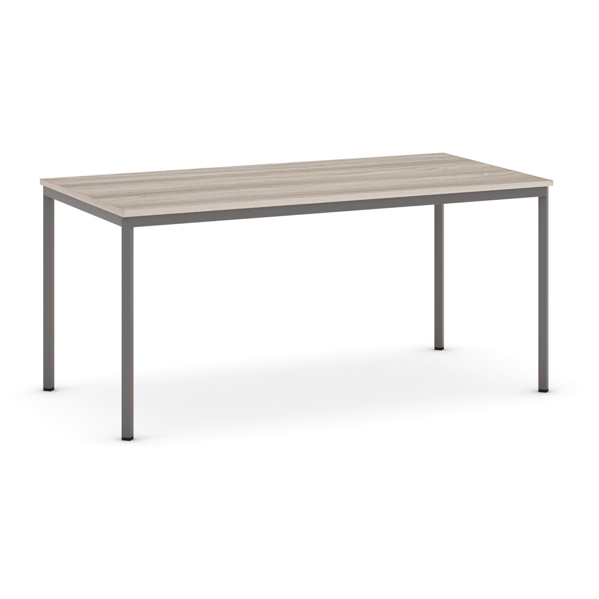Esstisch, 1600 x 800 mm, Tischgestell dunkelgrau, Eiche natur