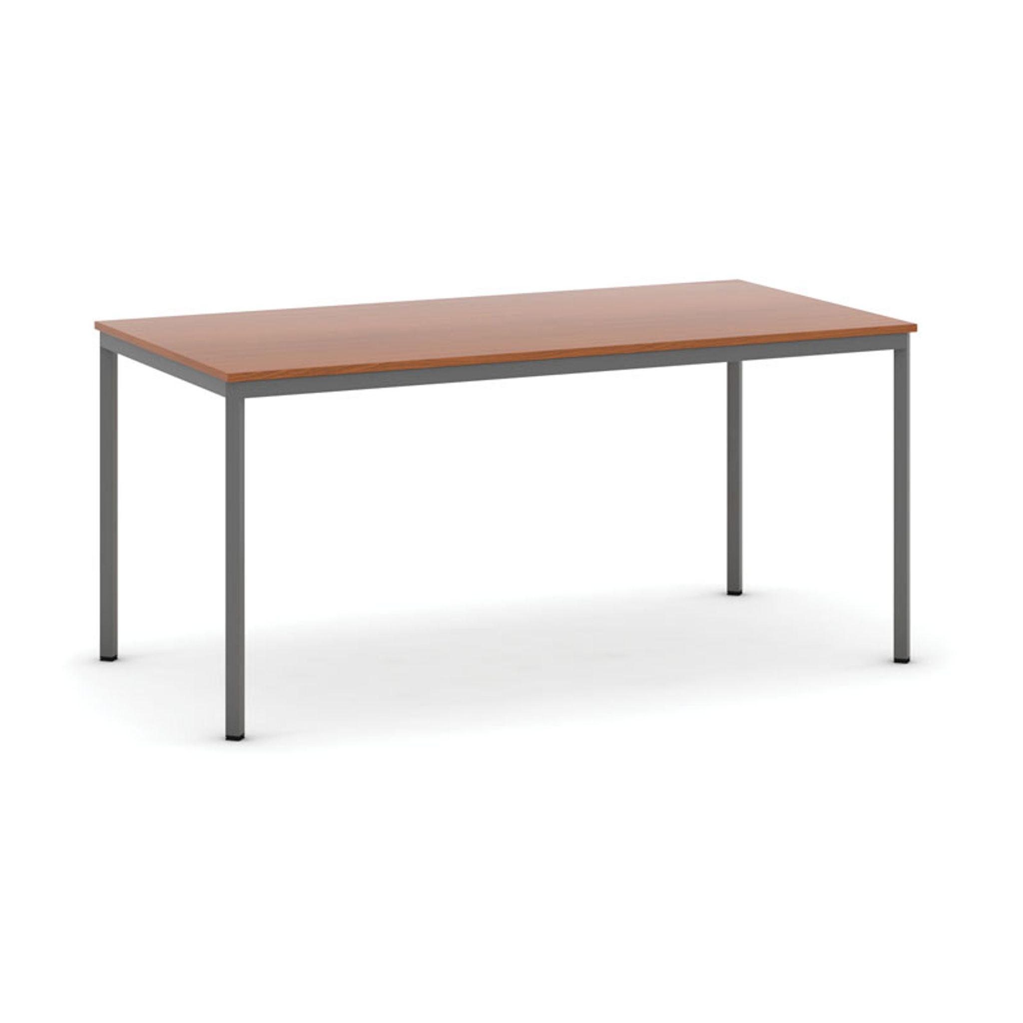 Esstisch, 1600 x 800 mm, Tischgestell dunkelgrau, Kirsche