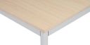 Esstisch, 1600 x 800 mm, Tischgestell grau, Birke