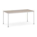 Esstisch, 1600 x 800 mm, Tischgestell grau, Eiche natur