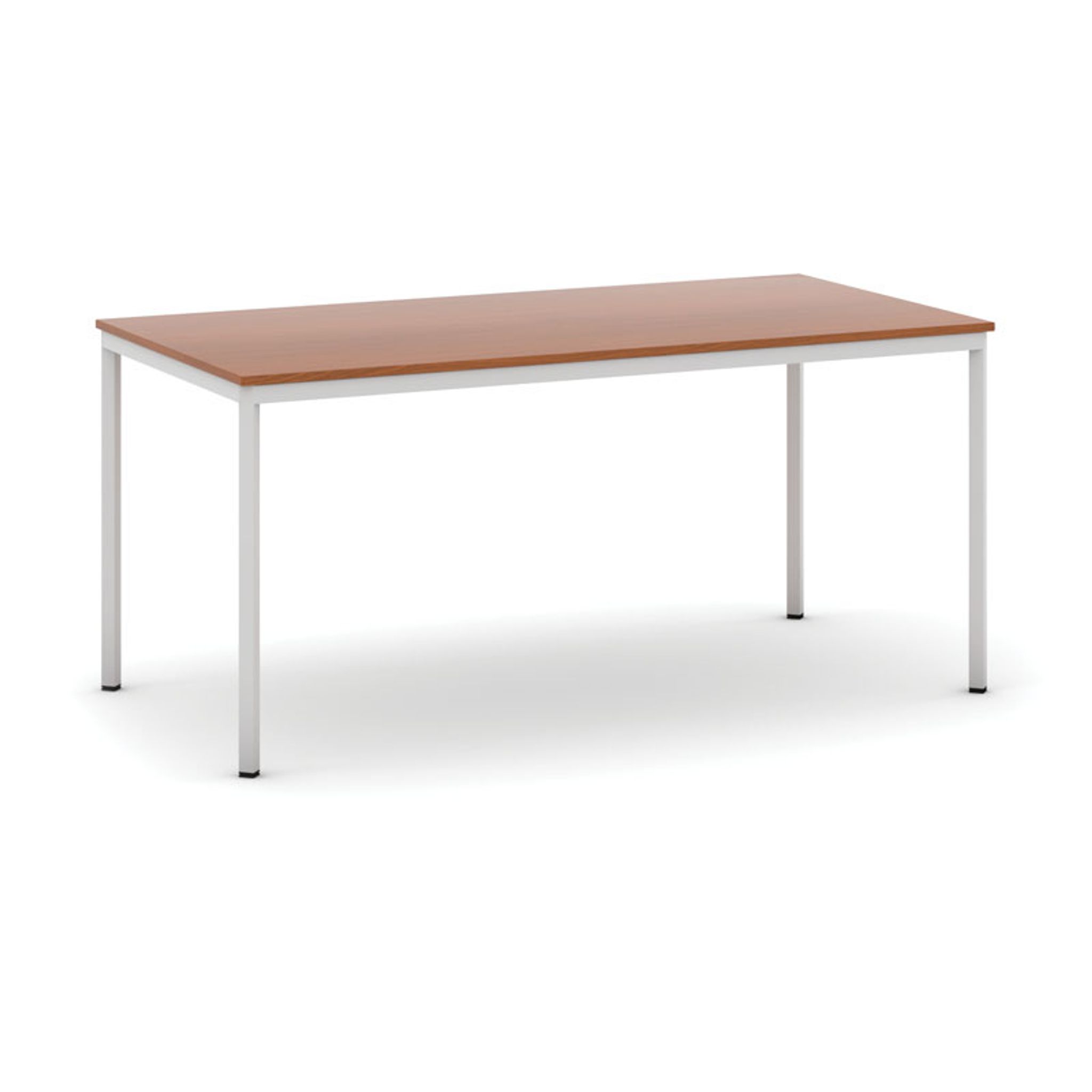 Esstisch, 1600 x 800 mm, Tischgestell grau, Kirsche