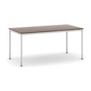 Esstisch, 1600 x 800 mm, Tischgestell grau, Nussbaum
