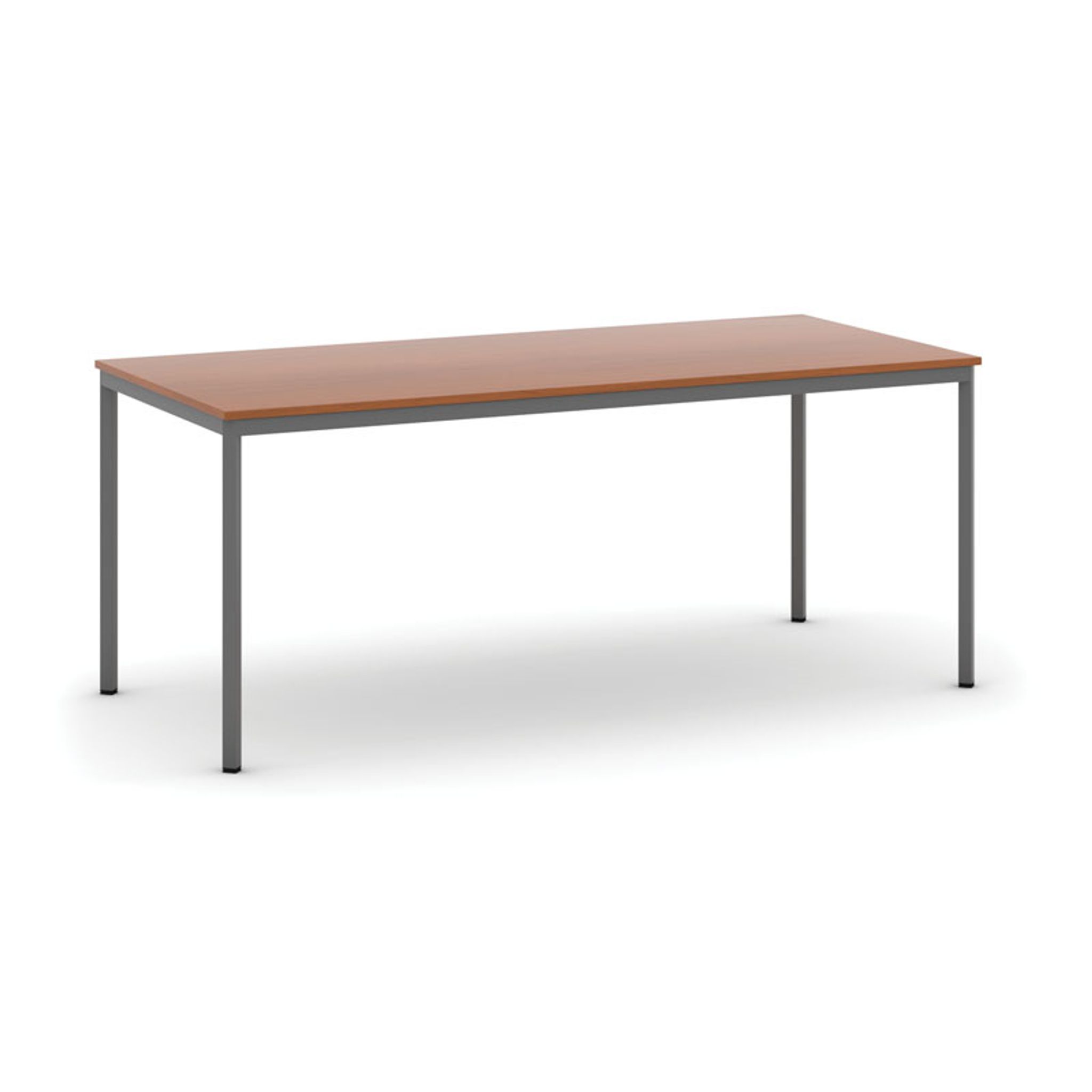 Esstisch, 1800 x 800 mm, Tischgestell dunkelgrau, Kirschbaum