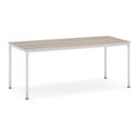 Esstisch, 1800 x 800 mm, Tischgestell grau, Eiche natur