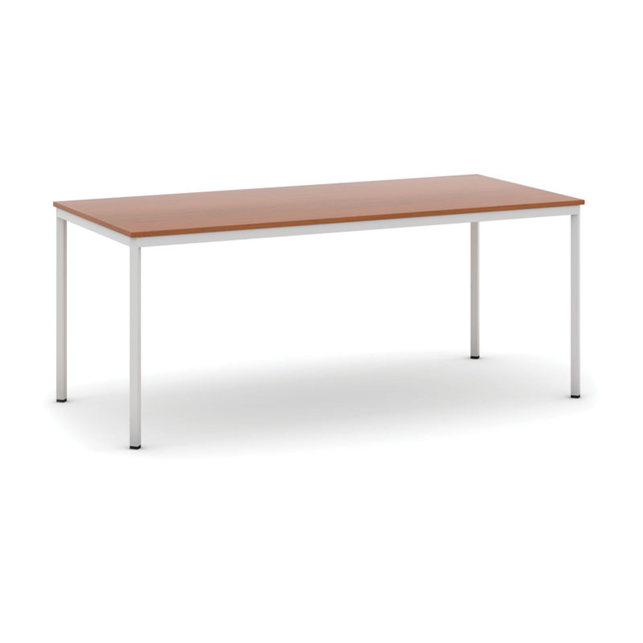 Esstisch, 1800 x 800 mm, Tischgestell grau, Kirschbaum