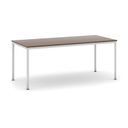 Esstisch, 1800 x 800 mm, Tischgestell grau, Nussbaum