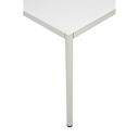 Esstisch, 800 x 800 mm, Gestell grau, weiße
