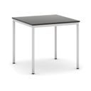 Esstisch, 800 x 800 mm, Tischgestell grau, Wenge
