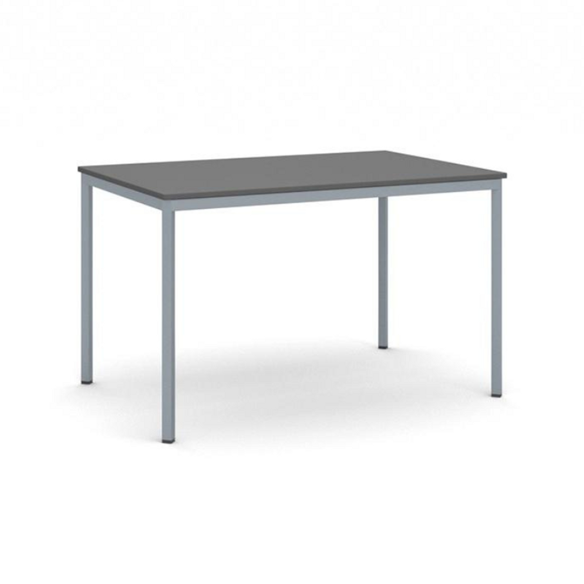 Esstisch BASIC, 120x80 cm, Gestell dunkelgrau, Graphit