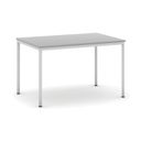 Esstisch BASIC, 120x80 cm, graues Metallgestell, grau