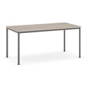 Esstisch BASIC, 160x80 cm, dunkelgraues Metallgestell, Eiche natur