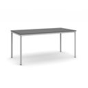 Esstisch BASIC, 160x80 cm, Gestell grau, Graphit
