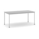 Esstisch BASIC, 160x80 cm, graues Metallgestell, grau