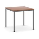 Esstisch BASIC, 180x80 cm, dunkelgraues Metallgestell, Kirschbaum