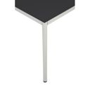 Esstisch BASIC, 80x80 cm, Gestell grau, Graphit