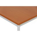 Esstisch TRIVIA, 800 x 800 mm, grau Konstruktion, Kirschbaum