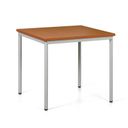 Esstisch TRIVIA, 800 x 800 mm, grau Konstruktion, Kirschbaum