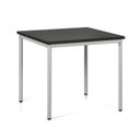 Esstisch TRIVIA, 800 x 800 mm, grau Konstruktion, Wenge