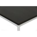 Esstisch TRIVIA, 800 x 800 mm, grau Konstruktion, Wenge