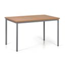 Esstisch TRIVIA, dunkelgraue Konstruktion, 1200 x 800 mm, Buche