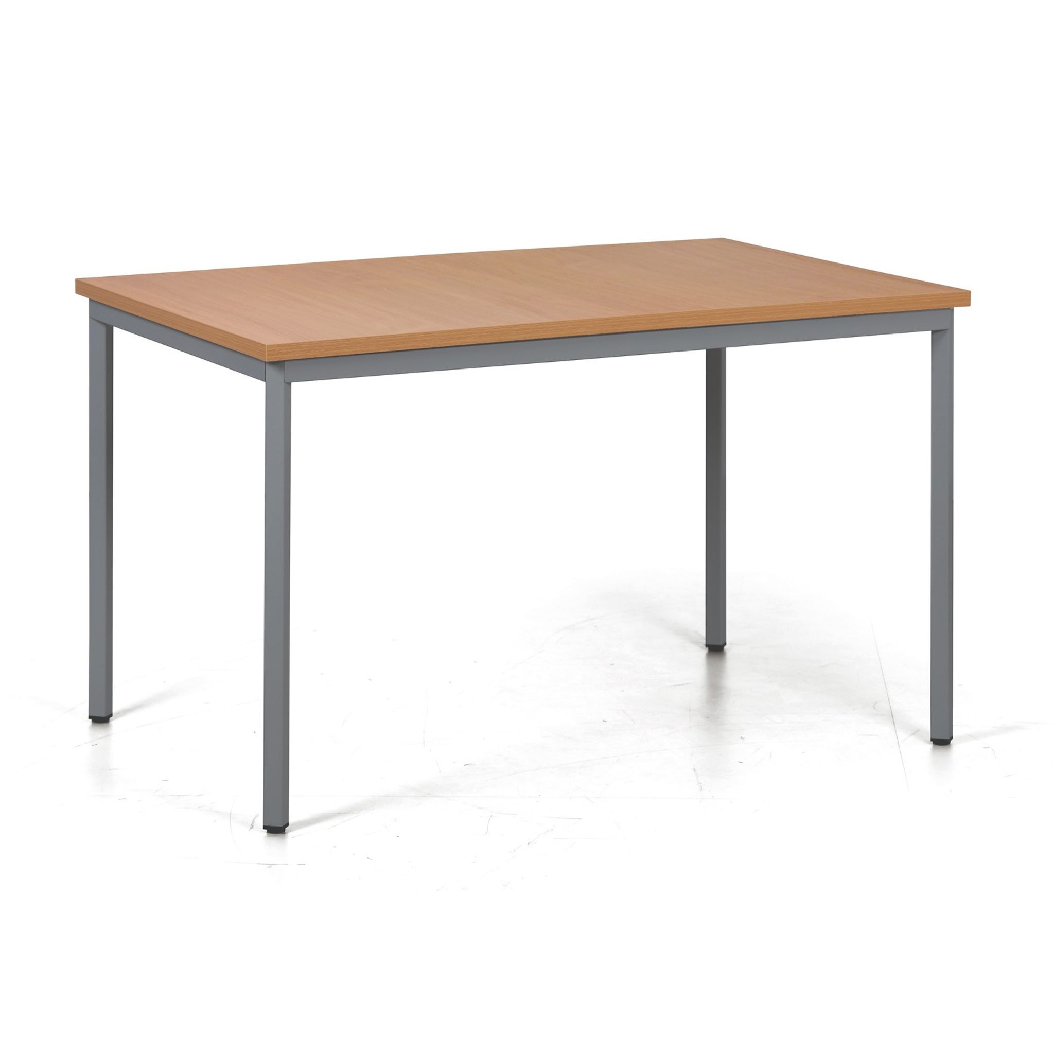 Esstisch TRIVIA, dunkelgraue Konstruktion, 1200 x 800 mm, Buche