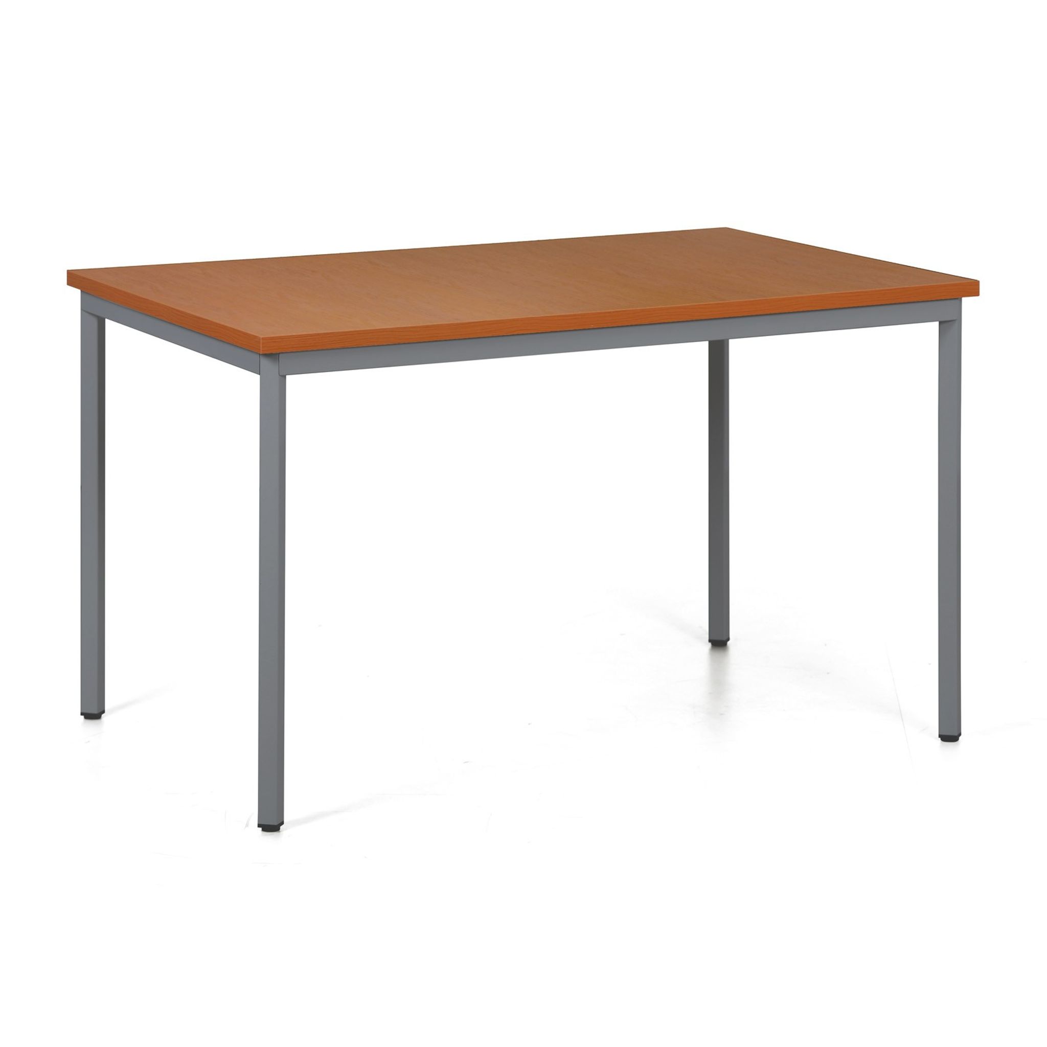 Esstisch TRIVIA, dunkelgraue Konstruktion, 1200 x 800 mm, Kirschbaum