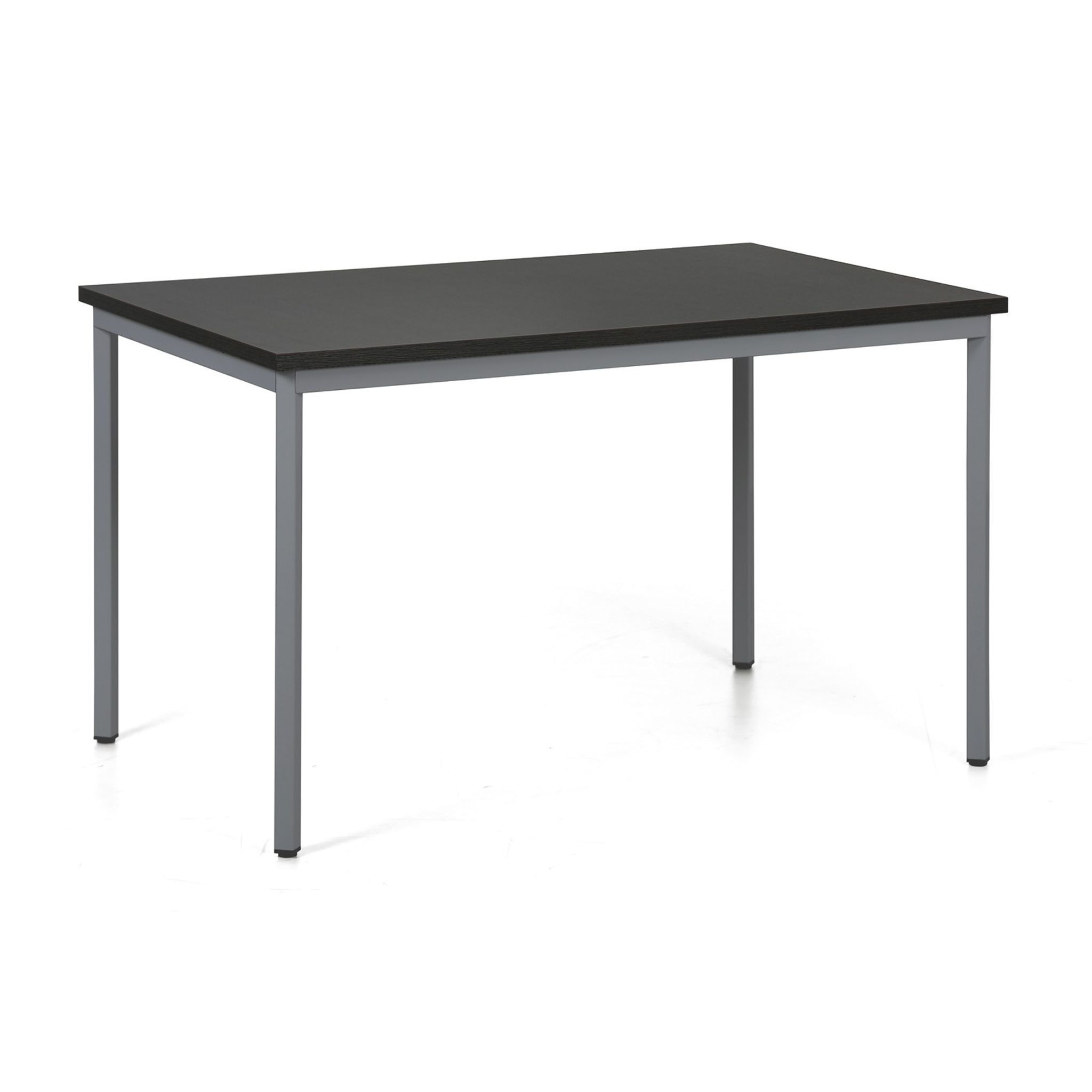 Esstisch TRIVIA, dunkelgraue Konstruktion, 1200 x 800 mm, Wenge