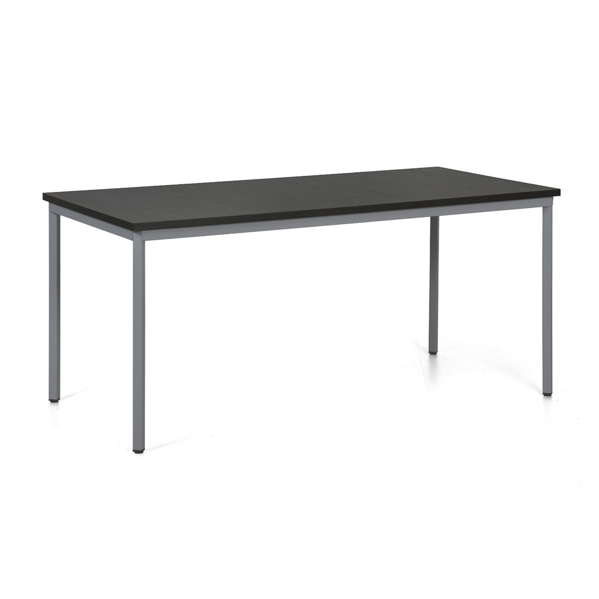 Esstisch TRIVIA, dunkelgraue Konstruktion, 1600 x 800 mm, Wenge