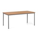 Esstisch TRIVIA, dunkelgraues Metallgestell, 160x80 cm, Buche