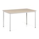 Esstisch TRIVIA, grau Konstruktion, 1200 x 800 mm, Birke