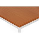Esstisch TRIVIA, grau Konstruktion, 1200 x 800 mm, Kirschbaum