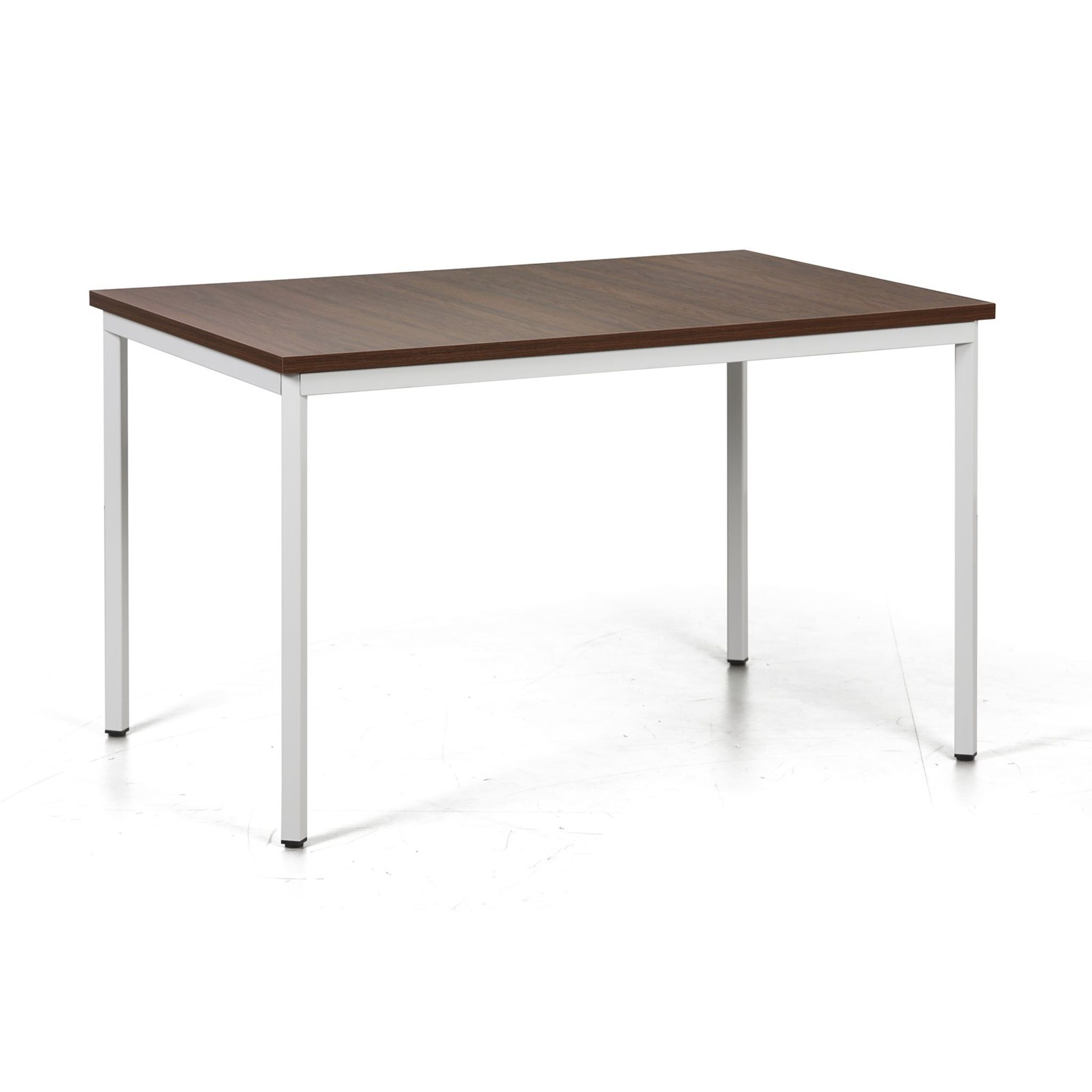 Esstisch TRIVIA, grau Konstruktion, 1200 x 800 mm, Nussbaum