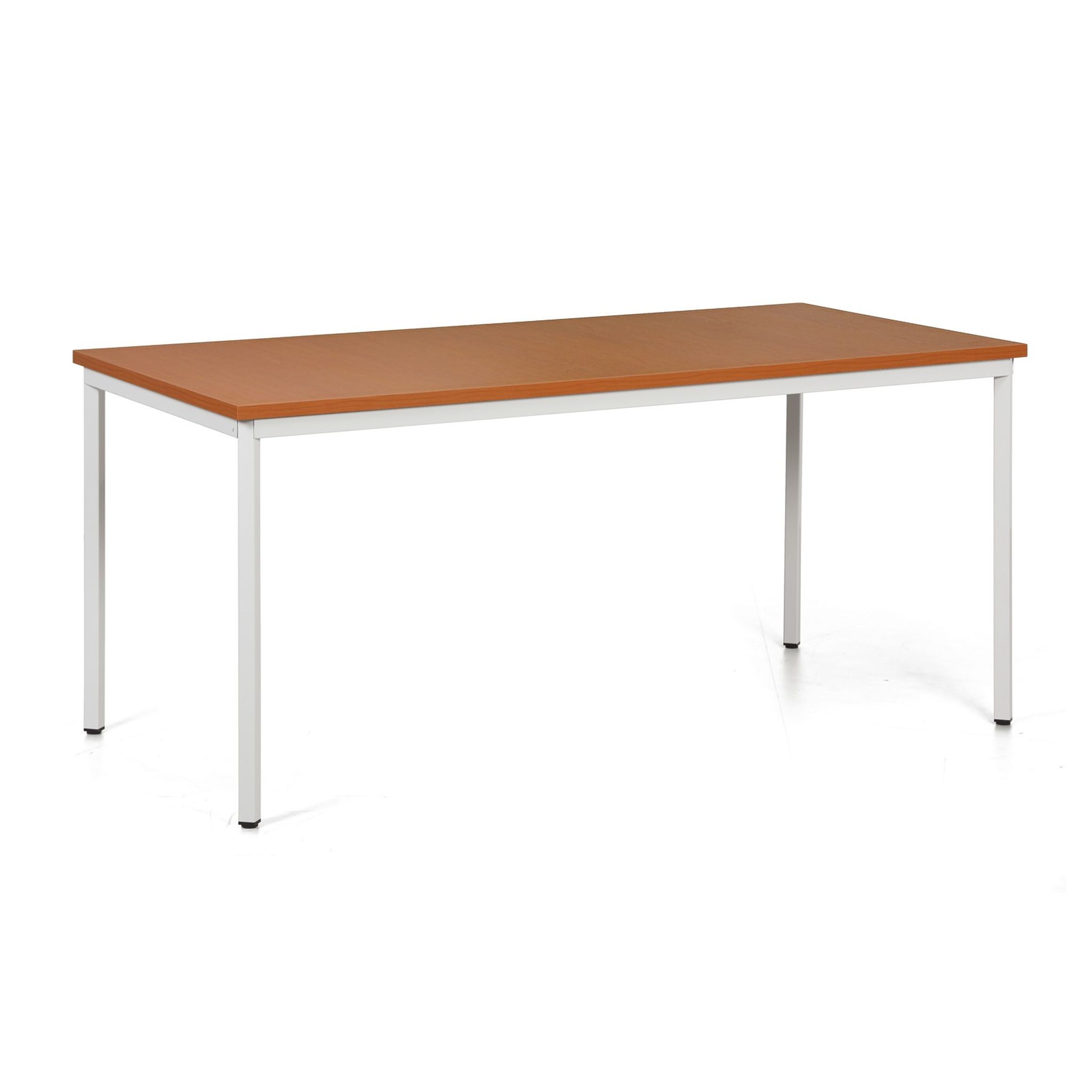 Esstisch TRIVIA, grau Konstruktion, 1600 x 800 mm, Kirschbaum
