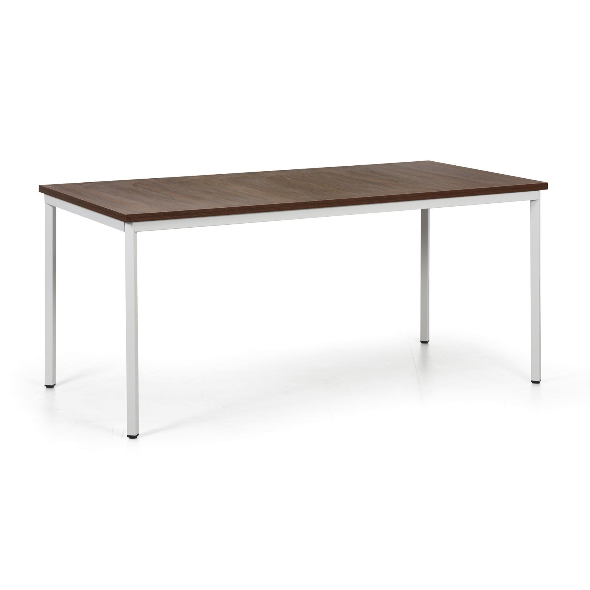 Esstisch TRIVIA, grau Konstruktion, 1600 x 800 mm, Nussbaum