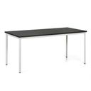 Esstisch TRIVIA, grau Konstruktion, 1600 x 800 mm, Wenge
