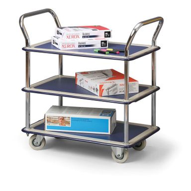 Etagenwagen, 3 Etagen mit Gummiunterlage, 120 kg