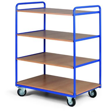 Etagenwagen, 4 Etagen, Tragfähigkeit 200 kg