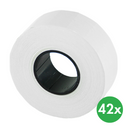 Etiketten - 22 x 12 mm, 42 Stk., weiß