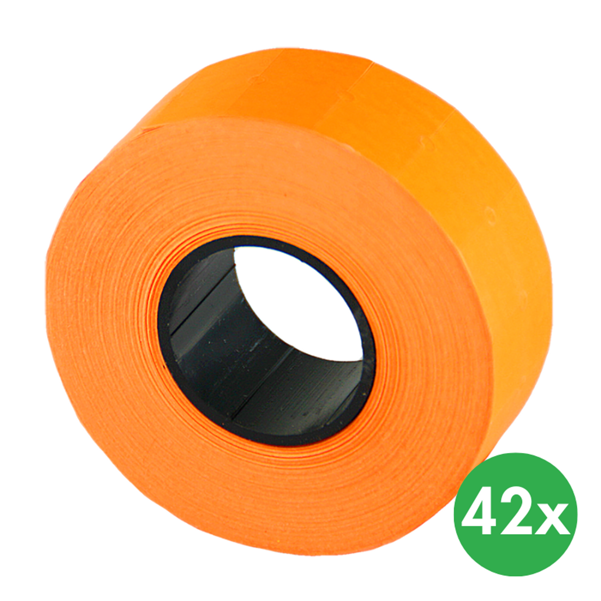 Etykiety - 22 x 12 mm, 42 szt., kolor pomarańczowy