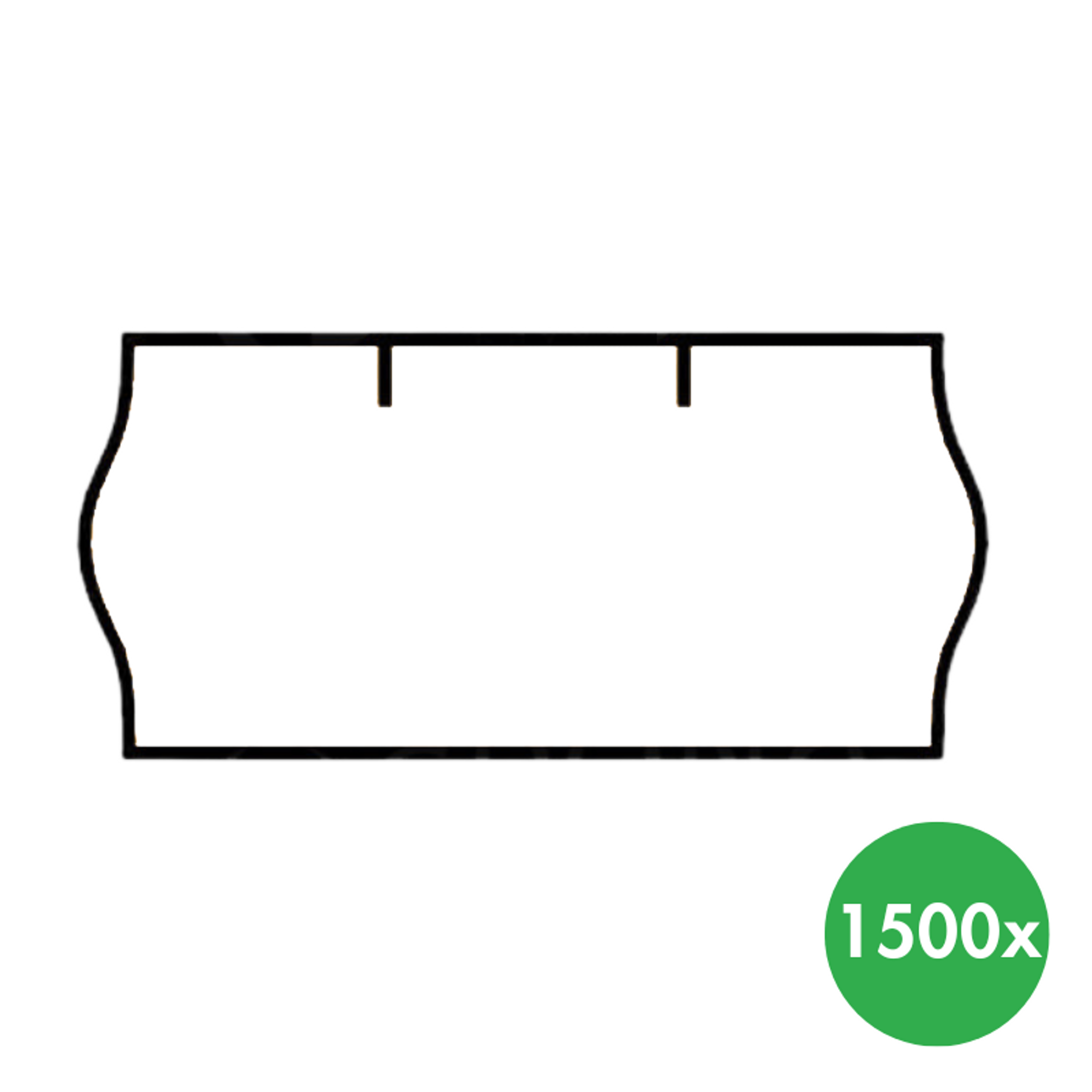 Etykiety - 26 x 12 mm, 36 ks, białe
