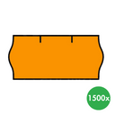 Etykiety - 26 x 12 mm, 36 szt., kolor pomarańczowy sygnałowy